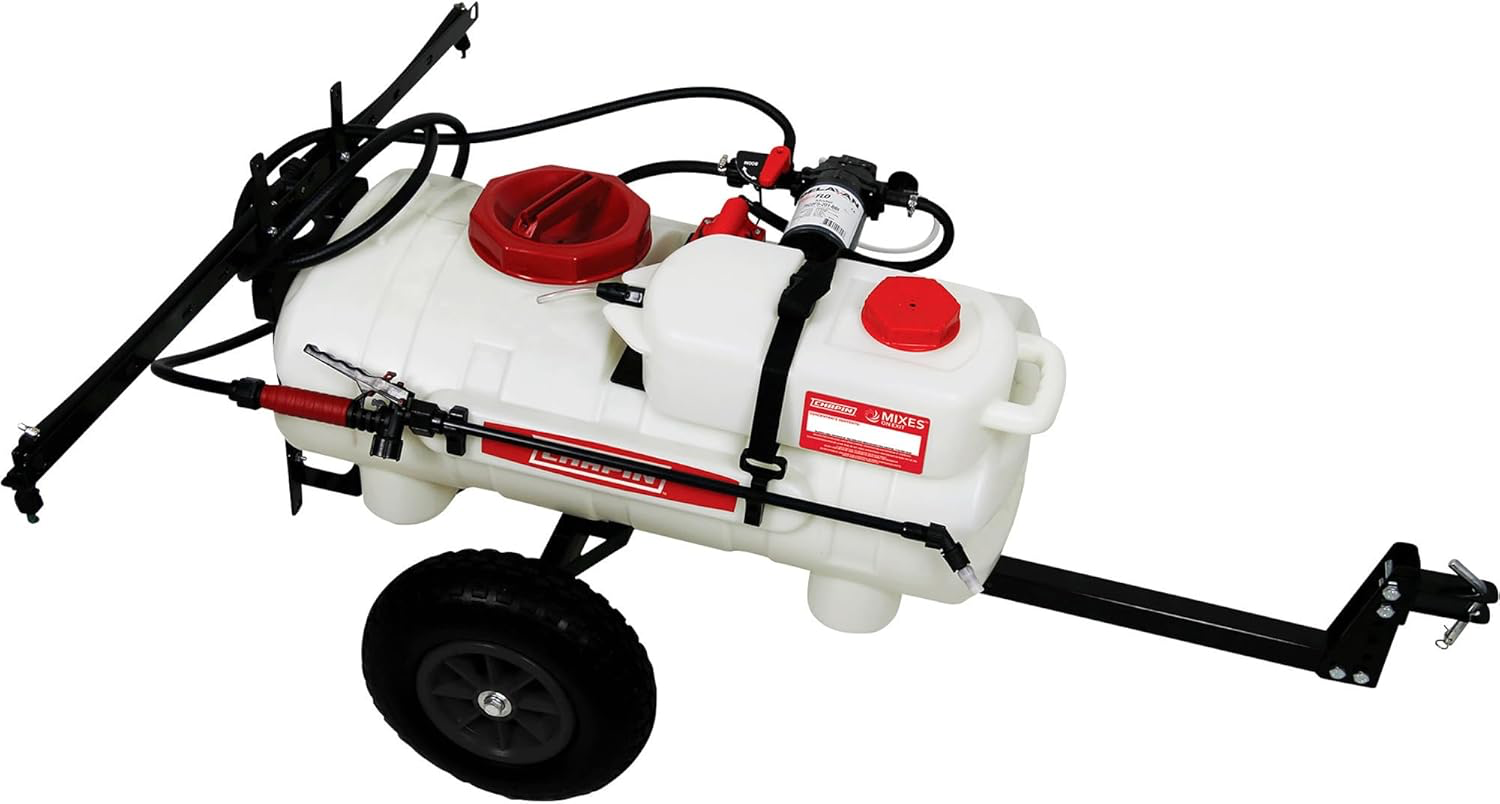 25GAL MIX ON EXIT EZ TOW ATV SPRAYER, 12V