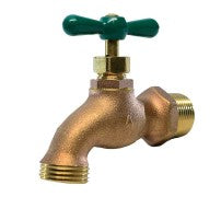 HD BRASS HOSE BIBB, 1/2" MPT