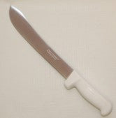 10" FOOD PROCESSING KNIFE, WHITE HANDLE