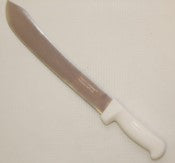 12" FOOD PROCESSING KNIFE, WHITE HANDLE