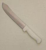 8" FOOD PROCESSING KNIFE, WHITE HANDLE