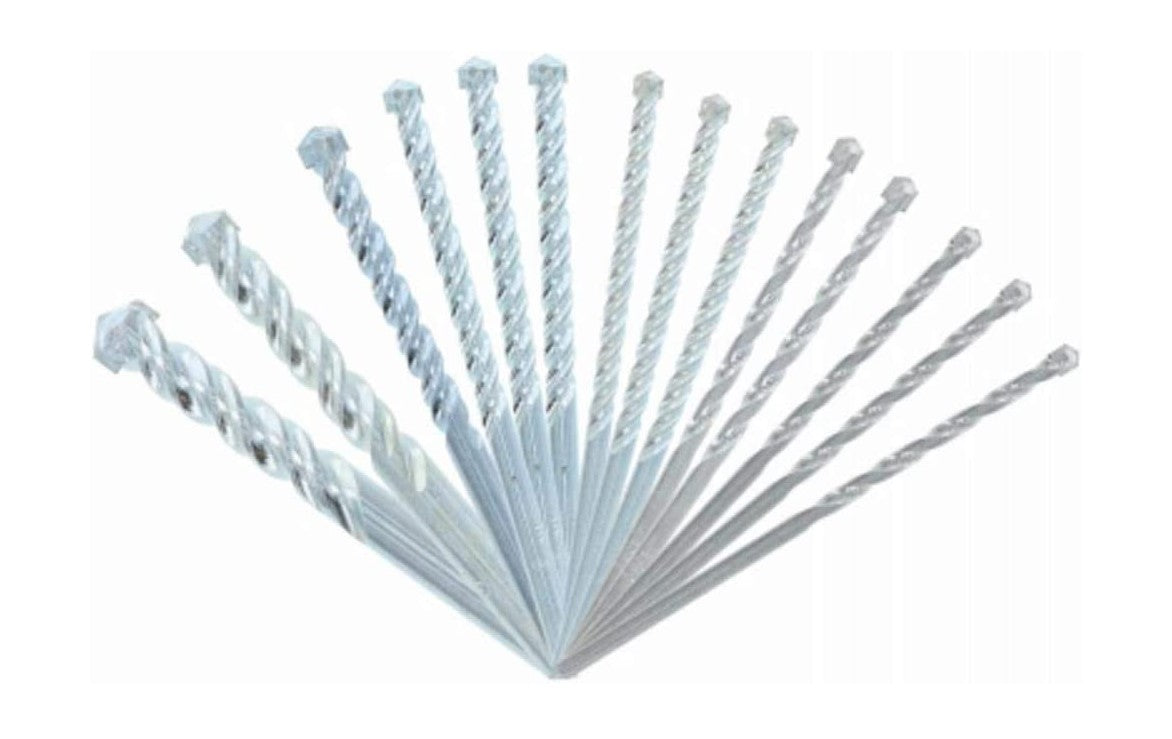 thumbnail image 2 of Drill Hog 1/4x4 Masonry Drill Bits With Carbide Tip – 100 Pack, Concrete Drilling, Lifetime Warranty 2 of 3