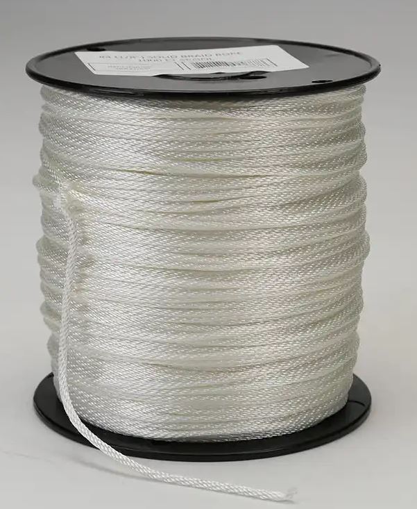 3/8"X500FT SOLID BRAID NYLON ROPE