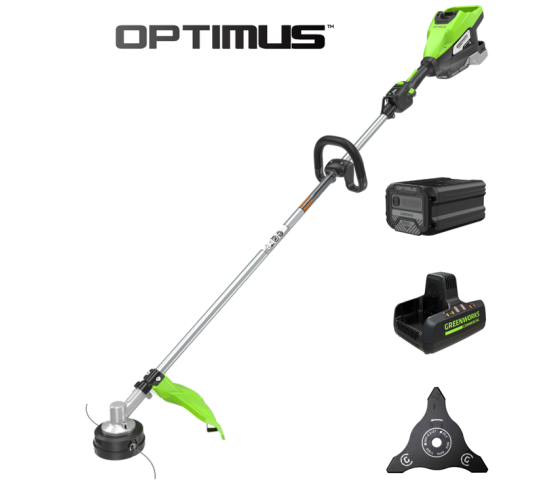 Optimus 82v 2.0kW String Trimmer with (1) CORE400 Battery, DP Charger