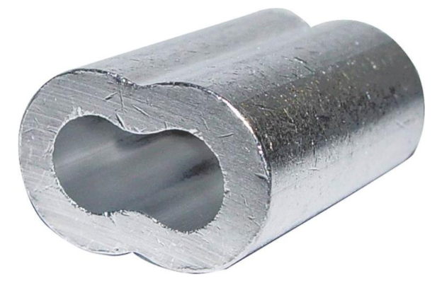 FERRULE, 1/8", ALUMINUM