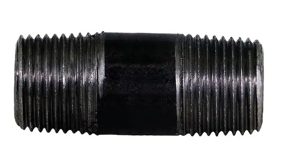 1/4X2" BLACK NIPPLE