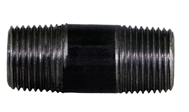 1/8X2" BLACK NIPPLE