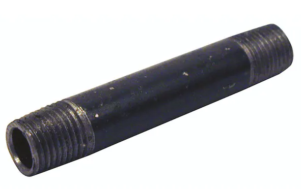 1/2X8" BLACK NIPPLE