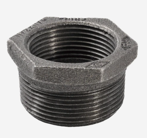 1-1/2"X1-1/4" BLACK HEX BUSHINGS