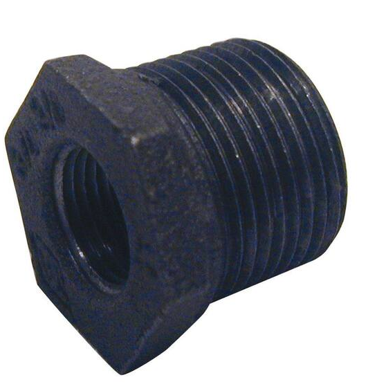 1-1/2"X1/2" BLACK HEX BUSHINGS