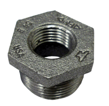 1X1/4'' BLACK. HEX BUSHING