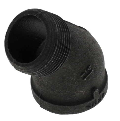 1-1/4" 45' BLACK STREET ELBOW