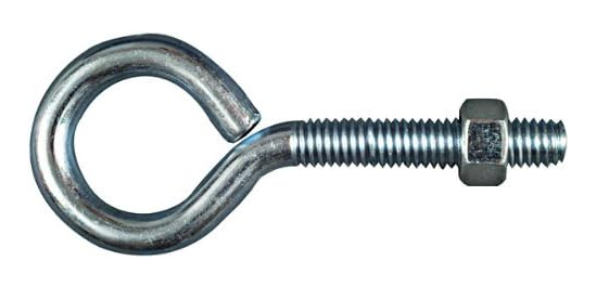 3/8X4" EYE BOLT W/NUT [10/BOX]