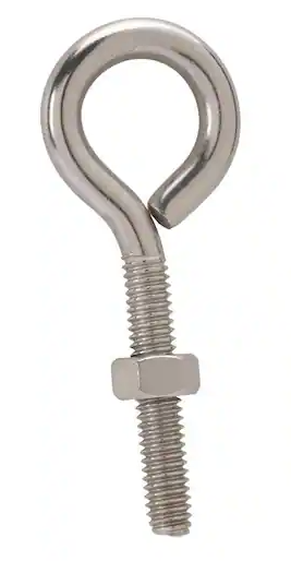 1/4X4" EYE BOLT W/NUT [20/BOX]