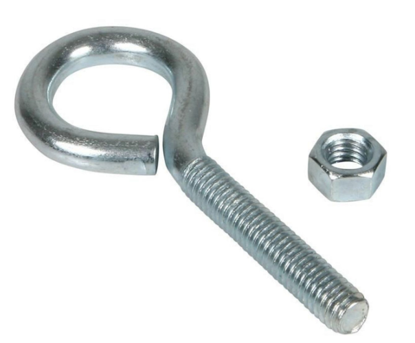 1/4X2" EYE BOLT W/NUT [20/BOX]