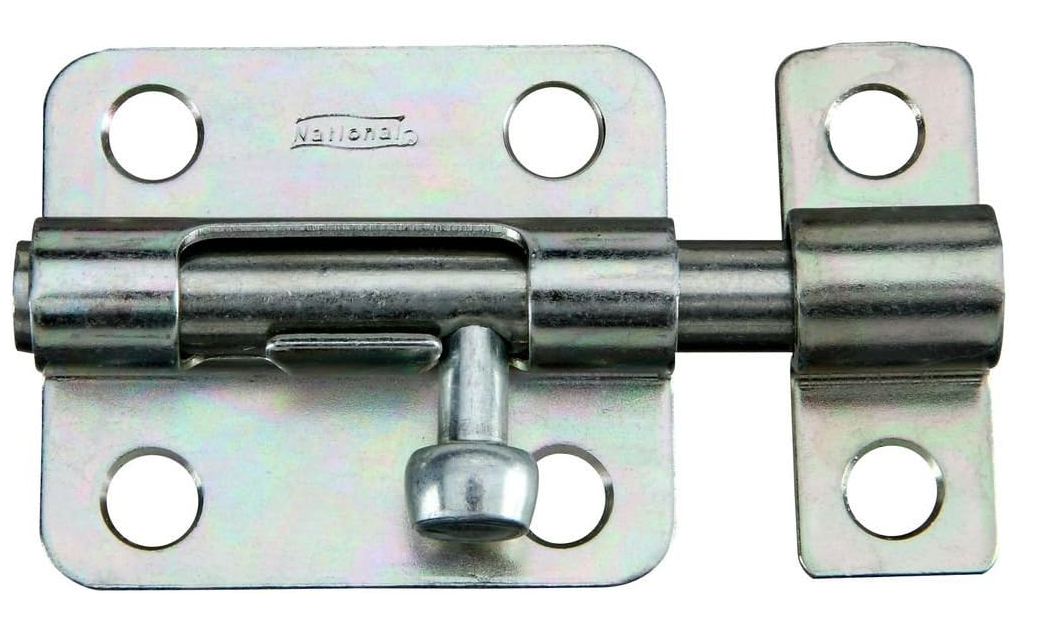 2-1/2' BARREL BOLT, ZINC PLATED