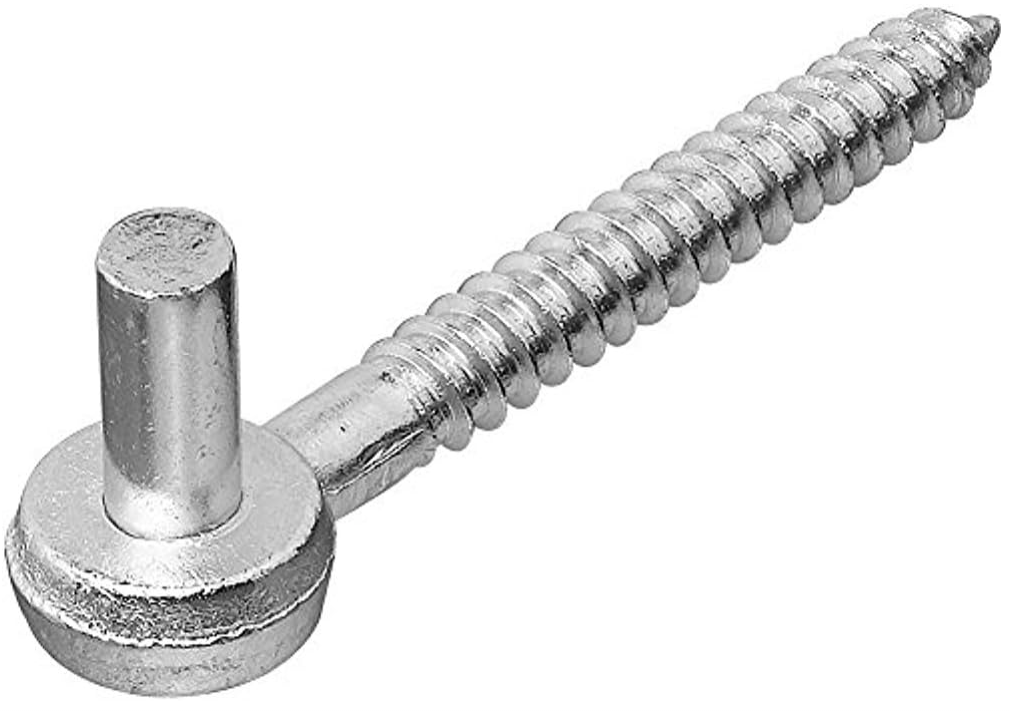 1/2X4" SCREW HOOK, ZINC PLATED