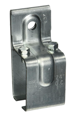 SINGLE BOX RAIL SPLICE BRACKET, GALV.