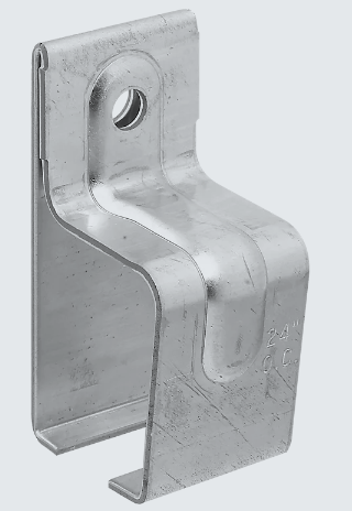 SINGLE BOX RAIL BRACKET, GALV.