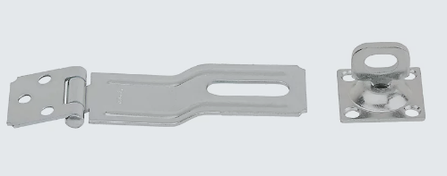 4-1/2" SWIVEL SAFETY HASP, ZINC PLATED