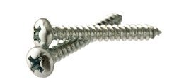 INDENT HWH SLOT TAP SCREW TYPE A ZINC #8-15X1-1/4" 100BX