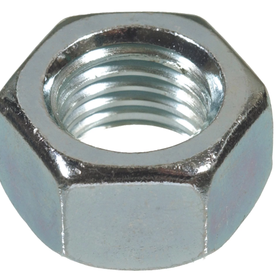 1-1/4" GR8 NC HEX NUTS, PLAIN 10PK