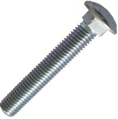 CARRIAGE BOLT GR5 CR ZINC 1/2"-13x6",(FT) (25 BOX)