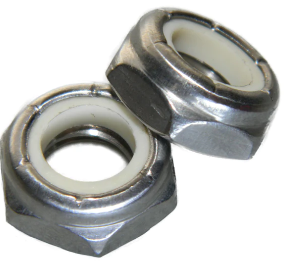 1/2"-20 NYLON INSERT LOCKNUTS GRADE C-ZINC CR+6 [100/BX]