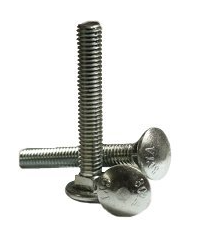 1/4" 20X6" (FT) CARRIAGE BOLTS A307 GRADE A COARSE ZINC CR+3 {50