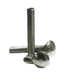 1/4" 20X1 3/4" (FT) CARRIAGE BOLTS A307 GRADE A COARSE ZINC CR+3