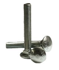 7/16" 14X3" (FT) CARRIAGE BOLTS GRADE 5 COARSE ZINC CR+3 {50/BX}