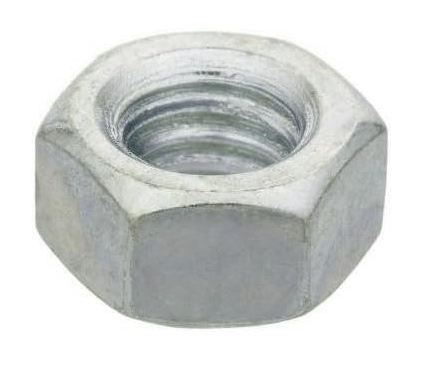 1" GR8 NC HEX NUTS, ZINC PLATED [25/BX]