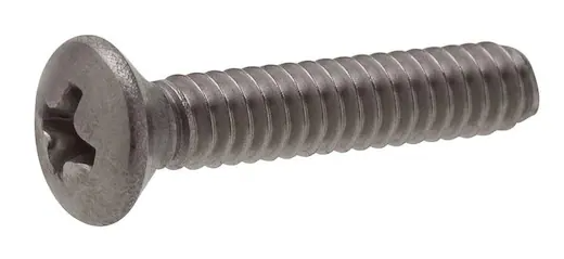 5/16-18X1" SS FH PH MACHINE SCREWS [500/BX[