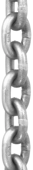 1/4" X 150' HI-TEST CHAIN, ZP, RND PL