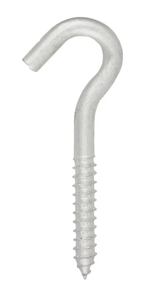 4-1/2" LAG SCREW HOOKS [10/BOX]