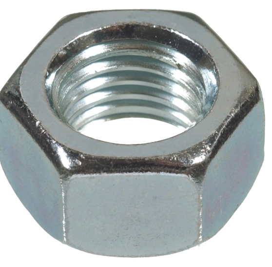 1/4" GR8 NC HEX NUTS, ZN [100/BX]