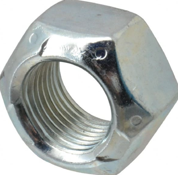 GRADE C LOCKNUTS, 5/16-18, NC ZN [100/BOX]