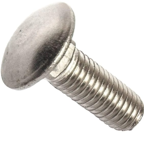 1/4X2-1/2 GR2 CARRIAGE BOLTS [100/BX]