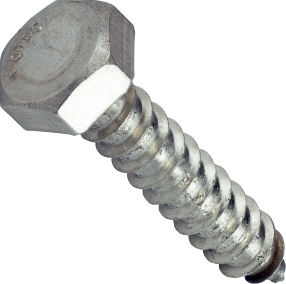 1/4X2" HEX LAG BOLTS [100/BX]