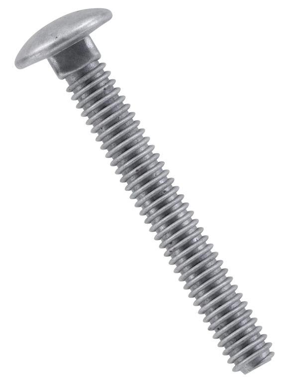 1/4X3 GR2 CARRIAGE BOLTS [100/BX]