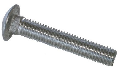 3/8X4-1/2 GR2 CARRIAGE BOLTS [25/BX]