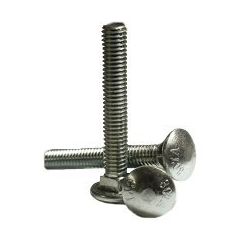 5/16-18 X 5" HDG CARRIAGE BOLTS, GRADE A, 50/BOX