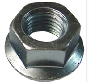 5/8"-11 REGULAR HEX FLANGE NUTS SERRATED COARSE CASE HARDENED ZI