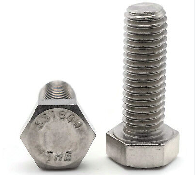 HEX BOLT GR2 NC 1/4X1''  [100/BX]