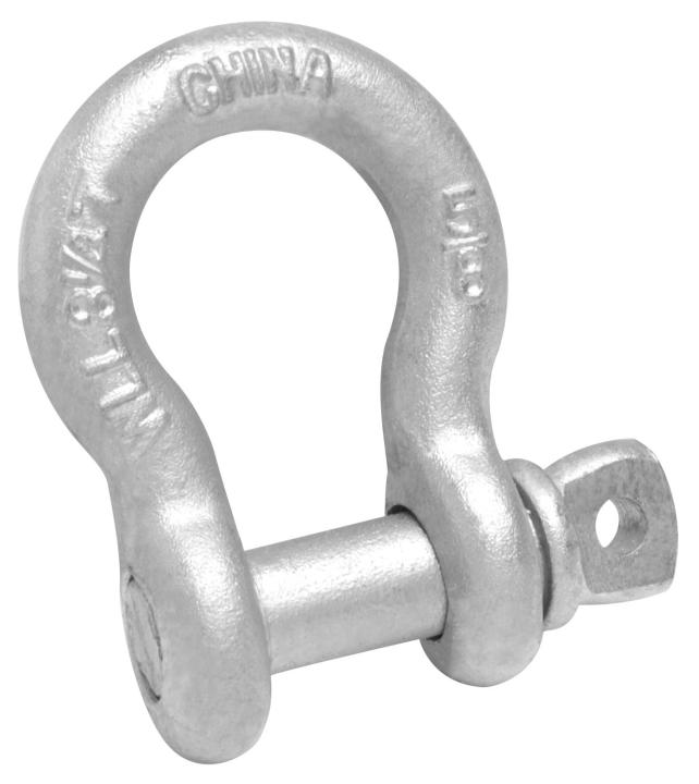SHACKLE,SCREW PIN,3/4",H/G,TAGGED