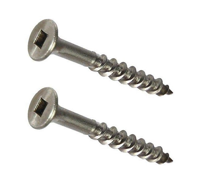 #12-7X3-1/2" SQ BUGLE HEAD DECK SCREW SS 100BX