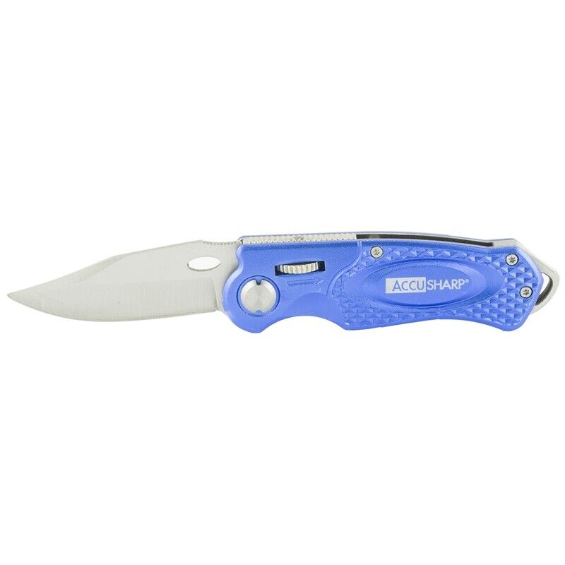 ACCUSHARP SPORT KNIFE, BLUE