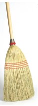 ECONOMY CORN BROOM, 7/8" METAL HANDLE