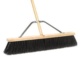 24" CONTRACTOR SWEEP, BLACK POLY