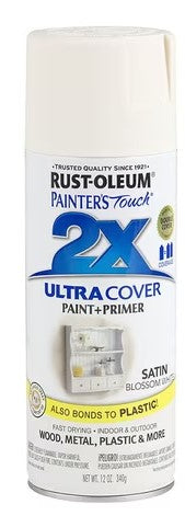 2X ULTRA COVER SPRAY, BLOSSOM WHITE , SATIN 12oz